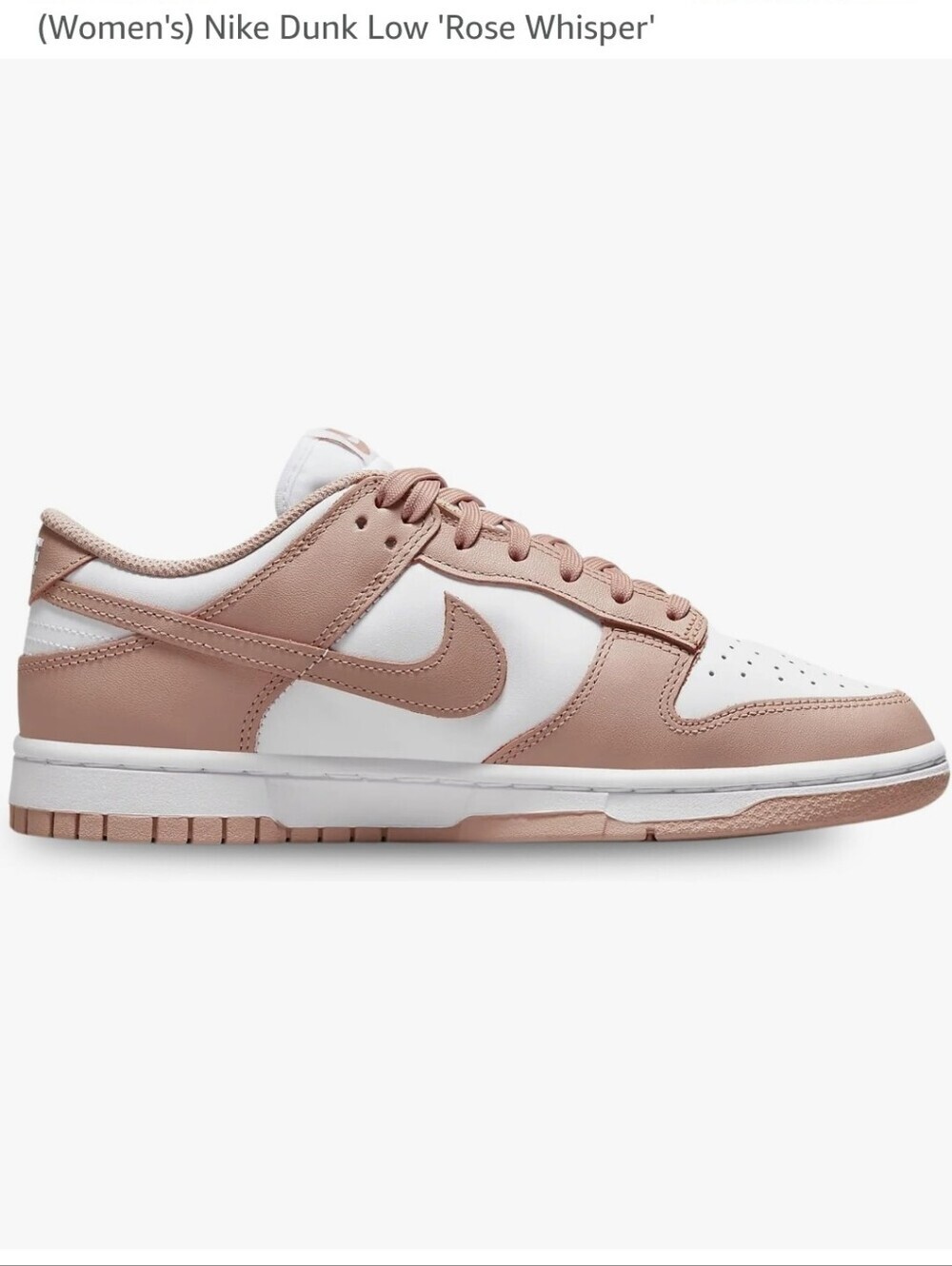Women's NIKE Dunk Low Sneakers In Rose Whisper